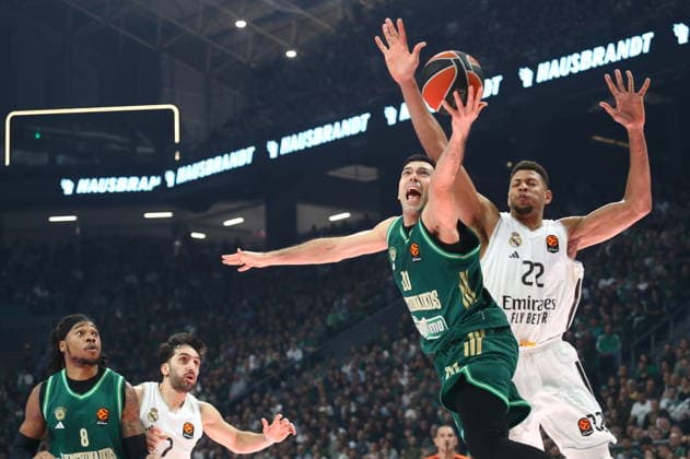 EuroLeague Basketball, Panathinaikos AKTOR Athens vs Real Madrid - Kostas Sloukas, 10 of Panathinaikos AKTOR Athens in action during the Euroleague regular season basketball match between Panathinaikos AKTOR Athens and Real Madrid at Telekom Center Athens on February 3, 2026 in Athens, Greece. ATHENS Greece Copyright: xOnexInchxProductionsx 6836681