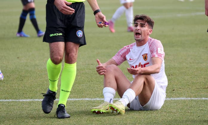 OB. Andrea Ceresoli , Atalanta U23-Benevento , Italienische Dritte Liga Serie C , Fußball , in den Comunale Stadion , in Caravaggio , Italien. Februar 01 , 2026 . Photo by: Omar Bellandi IPA Photo Pressefoto DENL Copyright: xOmarxBellandix