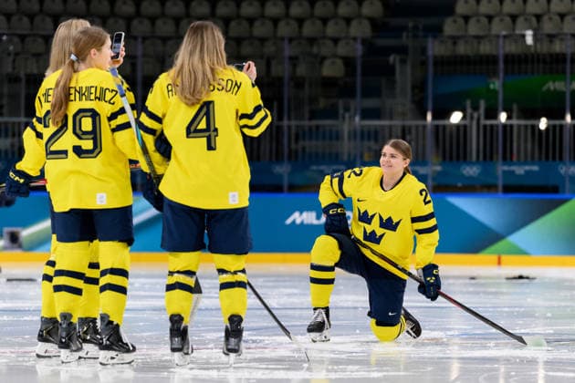 260204 Hanna Thuvik of Sweden is photographed ahead of an Ice hockey, Eishockey practice session during day -2 of the 2026 Winter Olympics on February 4, 2026 in Milan. Photo: Carl Sandin BILDBYRAN kod CS CS0847 ishockey ice hockey Olympic Games, Olympische Spiele, Olympia, OS olympics winter olympics os ol olympiska spel vinter-os olympiske leker milano cortina 2026 milan cortina 2026 milano cortina 2026 olympic games milano cortina 2026 winter olympic games milano cortina-os milano cortina-ol vinter-ol -2 bbeng *** 260204 Hanna Thuvik of Sweden is photographed ahead of an ice hockey practice session during day 2 of the 2026 Winter Olympics on February 4, 2026 in Milan Photo Carl Sandin BILDBYRAN code CS CS0847 ice hockey olympic games olympics winter olympics os ol olympiska spel vinter os olympiske leker milano cortina 2026 milan cortina 2026 milano cortina 2026 olympic games milano cortina 2026 winter olympic games milano cortina os milano cortina ol vinter ol 2 bbeng  Copyright: CARLxSANDIN BB260204CS018