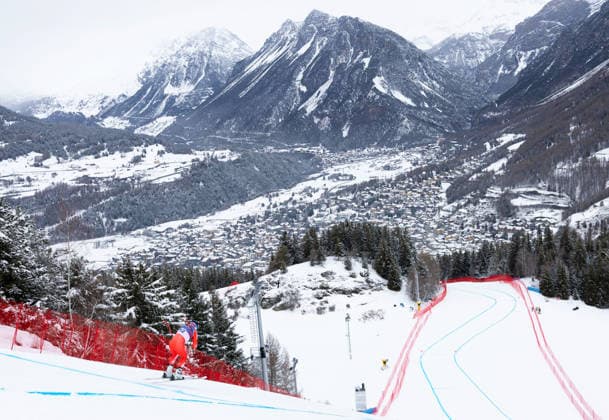 OLYMPICS - Winter Olympic Games, Olympische Spiele, Olympia, OS Milano Cortina 2026 BORMIO,ITALY,04.FEB.26 - OLYMPICS, ALPINE SKIING - Winter Olympic Games Milano Cortina 2026, preview, downhill training, men. Image shows Franjo von Allmen (SUI).  GEPAxpictures xWolfgangxGrebien