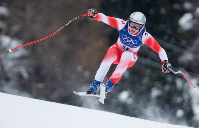 OLYMPICS - Winter Olympic Games, Olympische Spiele, Olympia, OS Milano Cortina 2026 BORMIO,ITALY,04.FEB.26 - OLYMPICS, ALPINE SKIING - Winter Olympic Games Milano Cortina 2026, preview, downhill training, men. Image shows Marco Odermatt (SUI).  GEPAxpictures xHaraldxSteiner