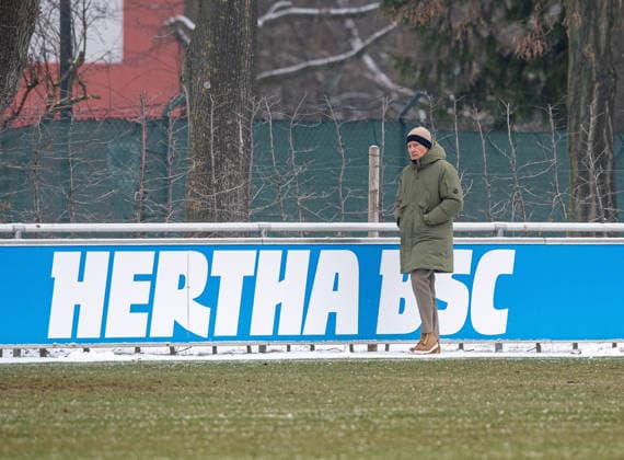 Fussball, Herren, Saison 2025 26, 2. Bundesliga, Hertha BSC, Training, Geschäftsführer Dr. Peter Görlich (Hertha BSC), 04.02. 2026,