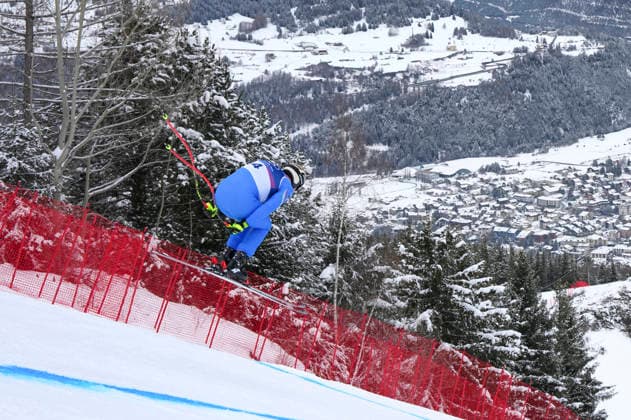 (260204) -- BORMIO, Feb. 4, 2026 -- Dominik Paris of Italy takes part in the alpine skiing men s downhill first official training ahead of the 2026 Milan-Cortina Winter Olympics, in Bormio, Italy, Feb. 4, 2026. ) (MICO2026)ITALY-BORMIO-OLYMPIC Winter games, Winterspiele,Spiele, Summer games ALPINE SKIING-MEN S DOWNHILL-TRAINING HuxHuhu 