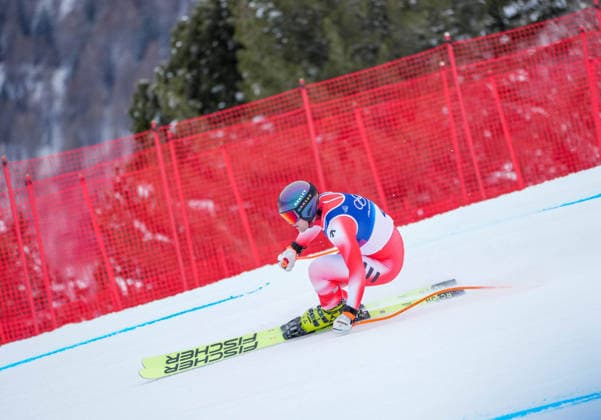 (260204) -- BORMIO, Feb. 4, 2026 -- Stefan Rogentin of Switzerland takes part in the alpine skiing men s downhill first official training ahead of the 2026 Milan-Cortina Winter Olympics, in Bormio, Italy, Feb. 4, 2026. ) (MICO2026)ITALY-BORMIO-OLYMPIC Winter games, Winterspiele,Spiele, Summer games ALPINE SKIING-MEN S DOWNHILL-TRAINING YanxLinyun 