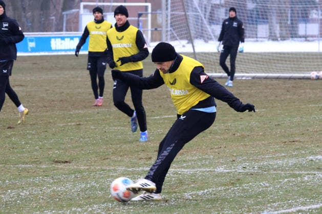 DEU, DFL, 2. FBL Hertha BSC, Training, 04.02.2026, Sportforum, Berlin, DEU, DFL, 2. FBL Hertha BSC, Training, im Bild Josip Brekalo (Hertha BSC Berlin 7) DFL - regulations prohibit any use of Photographs as image sequences and or quasi-video