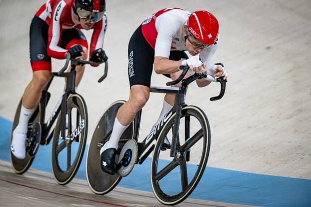 VOGEL Alex: UEC Track cycling, Rad, Radsport, Bahnrad, Bahn European Championships Konya 2026 VOGEL Alex ( SUI ) Switzerland Querformat - quer - horizontal - Landscape - Event Veranstaltung: UEC Track Cycling European Championships 2026 - Category Kategorie: Cycling - Track Cycling European Championships - Location Ort: Asia - Türkiye - Konya - Discipline: Omnium - Category: Elite Men - Distance: ... m - Date Datum: 04.02.2026 Wednesday Day 4 -