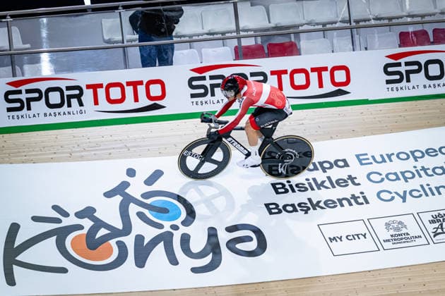 SCHMIDBAUER Maximilian: UEC Track cycling, Rad, Radsport, Bahnrad, Bahn European Championships Konya 2026 SCHMIDBAUER Maximilian ( AUT ) Austria Querformat - quer - horizontal - Landscape - Event Veranstaltung: UEC Track Cycling European Championships 2026 - Category Kategorie: Cycling - Track Cycling European Championships - Location Ort: Asia - Türkiye - Konya - Discipline: Omnium - Category: Elite Men - Distance: ... m - Date Datum: 04.02.2026 Wednesday Day 4 -