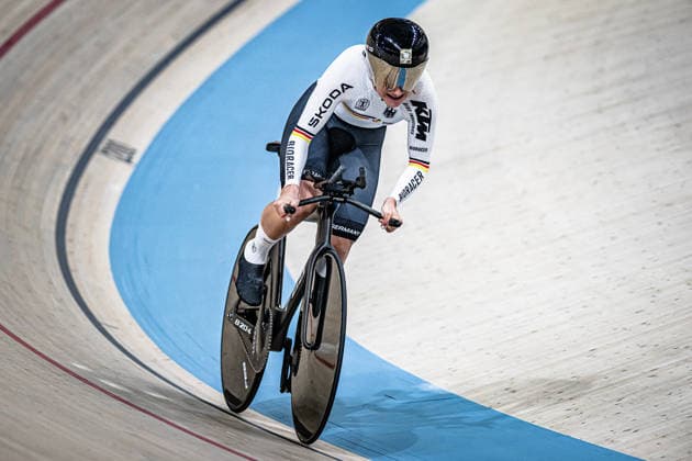SCHNEIDER Clara: UEC Track cycling, Rad, Radsport, Bahnrad, Bahn European Championships Konya 2026 SCHNEIDER Clara ( GER ) Germany Querformat - quer - horizontal - Landscape - Event Veranstaltung: UEC Track Cycling European Championships 2026 - Category Kategorie: Cycling - Track Cycling European Championships - Location Ort: Asia - Türkiye - Konya - Discipline: Individual Time Trail - Category: Elite Women - Distance: 1000 m - Date Datum: 04.02.2026 Wednesday Day 4 -