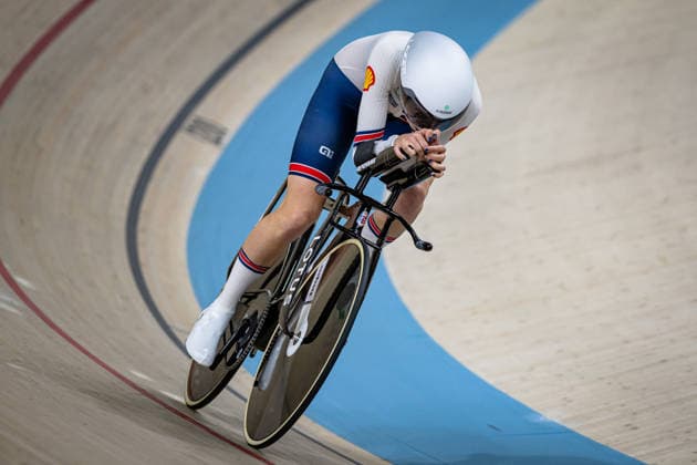 KNIGHT Josie: UEC Track cycling, Rad, Radsport, Bahnrad, Bahn European Championships Konya 2026 KNIGHT Josie ( GBR ) Great Britain Querformat - quer - horizontal - Landscape - Event Veranstaltung: UEC Track Cycling European Championships 2026 - Category Kategorie: Cycling - Track Cycling European Championships - Location Ort: Asia - Türkiye - Konya - Discipline: Individual Pursuit - Category: Elite Women - Distance: 1000 m - Date Datum: 04.02.2026 Wednesday Day 4 -