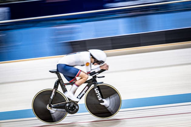 KNIGHT Josie: UEC Track cycling, Rad, Radsport, Bahnrad, Bahn European Championships Konya 2026 KNIGHT Josie ( GBR ) Great Britain Querformat - quer - horizontal - Landscape - Event Veranstaltung: UEC Track Cycling European Championships 2026 - Category Kategorie: Cycling - Track Cycling European Championships - Location Ort: Asia - Türkiye - Konya - Discipline: Individual Pursuit - Category: Elite Women - Distance: 1000 m - Date Datum: 04.02.2026 Wednesday Day 4 -