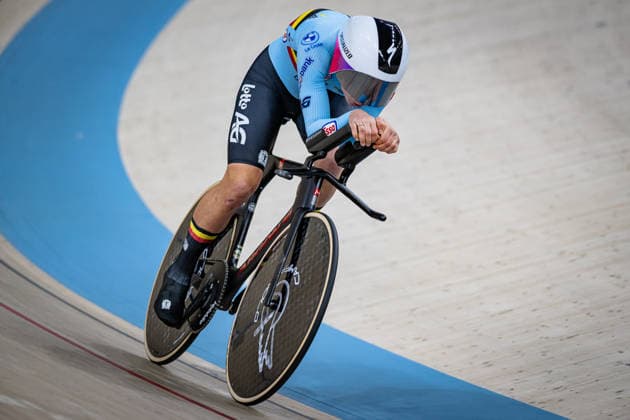 KOPECKY Lotte: UEC Track cycling, Rad, Radsport, Bahnrad, Bahn European Championships Konya 2026 KOPECKY Lotte ( BEL ) Belgium Querformat - quer - horizontal - Landscape - Event Veranstaltung: UEC Track Cycling European Championships 2026 - Category Kategorie: Cycling - Track Cycling European Championships - Location Ort: Asia - Türkiye - Konya - Discipline: Individual Pursuit - Category: Elite Women - Distance: 1000 m - Date Datum: 04.02.2026 Wednesday Day 4 -
