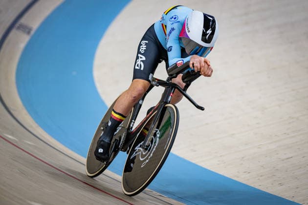 KOPECKY Lotte: UEC Track cycling, Rad, Radsport, Bahnrad, Bahn European Championships Konya 2026 KOPECKY Lotte ( BEL ) Belgium Querformat - quer - horizontal - Landscape - Event Veranstaltung: UEC Track Cycling European Championships 2026 - Category Kategorie: Cycling - Track Cycling European Championships - Location Ort: Asia - Türkiye - Konya - Discipline: Individual Pursuit - Category: Elite Women - Distance: 1000 m - Date Datum: 04.02.2026 Wednesday Day 4 -