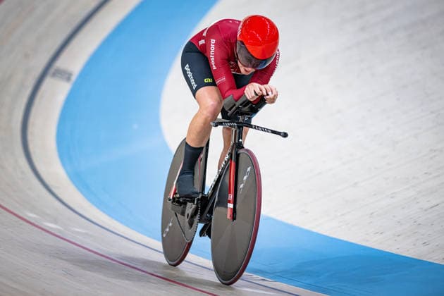 KLINGE Hjollund Ellen: UEC Track cycling, Rad, Radsport, Bahnrad, Bahn European Championships Konya 2026 KLINGE Hjollund Ellen ( DEN ) Denmark Querformat - quer - horizontal - Landscape - Event Veranstaltung: UEC Track Cycling European Championships 2026 - Category Kategorie: Cycling - Track Cycling European Championships - Location Ort: Asia - Türkiye - Konya - Discipline: Individual Pursuit - Category: Elite Women - Distance: 1000 m - Date Datum: 04.02.2026 Wednesday Day 4 -