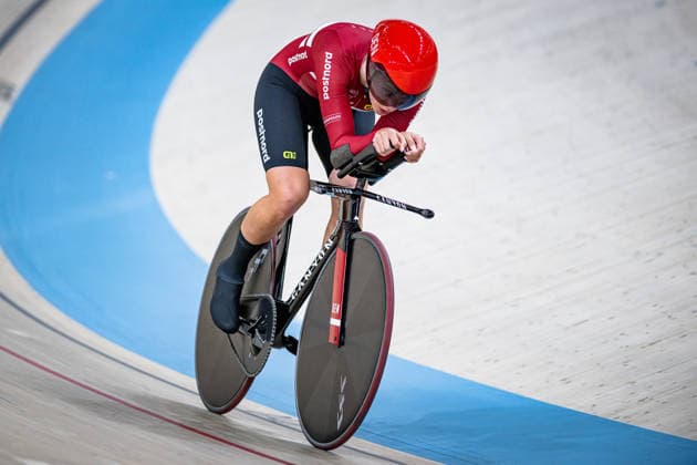 KLINGE Hjollund Ellen: UEC Track cycling, Rad, Radsport, Bahnrad, Bahn European Championships Konya 2026 KLINGE Hjollund Ellen ( DEN ) Denmark Querformat - quer - horizontal - Landscape - Event Veranstaltung: UEC Track Cycling European Championships 2026 - Category Kategorie: Cycling - Track Cycling European Championships - Location Ort: Asia - Türkiye - Konya - Discipline: Individual Pursuit - Category: Elite Women - Distance: 1000 m - Date Datum: 04.02.2026 Wednesday Day 4 -