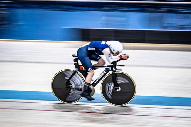 DUPIN Melanie: UEC Track cycling, Rad, Radsport, Bahnrad, Bahn European Championships Konya 2026 DUPIN Melanie ( FRA ) France Querformat - quer - horizontal - Landscape - Event Veranstaltung: UEC Track Cycling European Championships 2026 - Category Kategorie: Cycling - Track Cycling European Championships - Location Ort: Asia - Türkiye - Konya - Discipline: Individual Pursuit - Category: Elite Women - Distance: 1000 m - Date Datum: 04.02.2026 Wednesday Day 4 -
