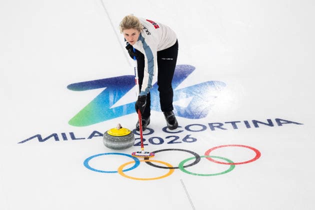 260204 Kristin Skaslien of Norway competes in a round robin mixed doubles curling match between Great Britain and Norway during day -2 of the 2026 Winter Olympics on February 4, 2026 in Cortina. Photo: Mathias Bergeld BILDBYRAN kod MB MB1305 curling Olympic Games, Olympische Spiele, Olympia, OS olympics winter olympics os ol olympiska spel vinter-os olympiske leker milano cortina 2026 milan cortina 2026 milano cortina 2026 olympic games milano cortina 2026 winter olympic games milano cortina-os milano cortina-ol vinter-ol -2 bbeng round robin *** 260204 Kristin Skaslien of Norway competes in a round robin mixed doubles curling match between Great Britain and Norway during day 2 of the 2026 Winter Olympics on February 4, 2026 in Cortina Photo Mathias Bergeld BILDBYRAN kod MB MB1305 curling olympic games olympics winter olympics os ol olympiska spel vinter os olympiske leker milano cortina 2026 milan cortina 2026 milano cortina 2026 olympic games milano cortina 2026 winter olympic games milano cortina os milano cortina ol vinter ol 2 bbeng round robin  Copyright: MATHIASxBERGELD BB260204MB096