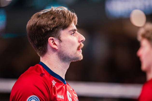 VBL: SVG Lüneburg vs. SWD powervolleys Düren, 04.02.205 Jackson Howe (SVG Lüneburg, 6); Volleyball Bundesliga: SVG Lüneburg vs. SWD powervolleys Düren am 04.02.2026 in der LKH-Arena, Lüneburg Copyright: xBEAUTIFULxSPORTS Tonhäuserx
