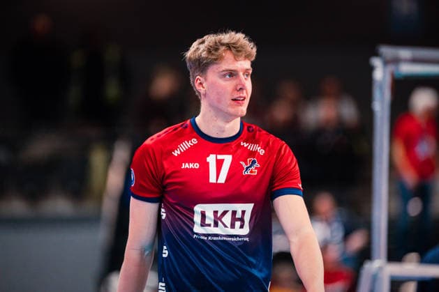 VBL: SVG Lüneburg vs. SWD powervolleys Düren, 04.02.205 Axel Enlund (SVG Lüneburg, 17); Volleyball Bundesliga: SVG Lüneburg vs. SWD powervolleys Düren am 04.02.2026 in der LKH-Arena, Lüneburg Copyright: xBEAUTIFULxSPORTS Tonhäuserx