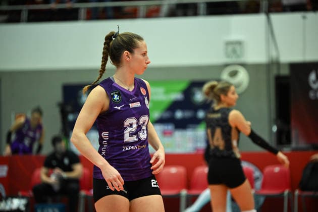 Ofelia Malinov (Ankara Zeren Spor Kuluebue, 23) Dresdner SC vs. Ankara Zeren Spor Kuluebue, CEV Volleyball Champions League, Spielzeit 2025 2026, 04.02.2026 Dresdner SC vs. Ankara Zeren Spor Kuluebue, CEV Volleyball Champions League, Spielzeit 2025 2026, 04.02.2026 Dresden Copyright: xEibner-Pressefoto xHoepnerx EP_PHR