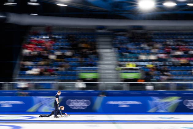 260204 Isabella Wrana and Rasmus Wrana of Sweden compete in a round robin mixed doubles curling match between Sweden and South Korea during day -2 of the 2026 Winter Olympics on February 4, 2026 in Cortina. Photo: Mathias Bergeld BILDBYRAN kod MB MB1305 curling Olympic Games, Olympische Spiele, Olympia, OS olympics winter olympics os ol olympiska spel vinter-os olympiske leker milano cortina 2026 milan cortina 2026 milano cortina 2026 olympic games milano cortina 2026 winter olympic games milano cortina-os milano cortina-ol vinter-ol -2 bbeng round robin *** 260204 Isabella Wrana and Rasmus Wrana of Sweden compete in a round robin mixed doubles curling match between Sweden and South Korea during day 2 of the 2026 Winter Olympics on February 4, 2026 in Cortina Photo Mathias Bergeld BILDBYRAN kod MB MB1305 curling olympic games olympics winter olympics os ol olympiska spel vinter os olympiske leker milano cortina 2026 milan cortina 2026 milano cortina 2026 olympic games milano cortina 2026 winter olympic games milano cortina os milano cortina ol vinter ol 2 bbeng round robin  Copyright: MATHIASxBERGELD BB260204MB101