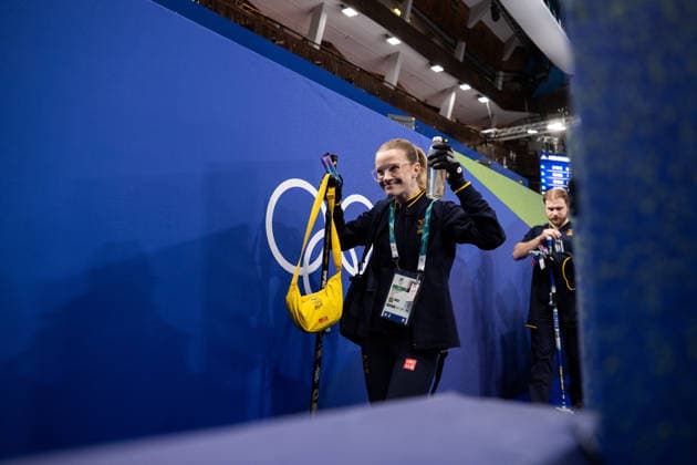 260204 Isabella Wrana of Sweden celebrates after winning a round robin mixed doubles curling match between Sweden and South Korea during day -2 of the 2026 Winter Olympics on February 4, 2026 in Cortina. Photo: Mathias Bergeld BILDBYRAN kod MB MB1305 curling Olympic Games, Olympische Spiele, Olympia, OS olympics winter olympics os ol olympiska spel vinter-os olympiske leker milano cortina 2026 milan cortina 2026 milano cortina 2026 olympic games milano cortina 2026 winter olympic games milano cortina-os milano cortina-ol vinter-ol -2 bbeng round robin jubel *** 260204 Isabella Wrana of Sweden celebrates after winning a round robin mixed doubles curling match between Sweden and South Korea during day 2 of the 2026 Winter Olympics on February 4, 2026 in Cortina Photo Mathias Bergeld BILDBYRAN code MB MB1305 curling olympic games olympics winter olympics os ol olympiska spel vinter os olympiske leker milano cortina 2026 milan cortina 2026 milano cortina 2026 olympic games milano cortina 2026 winter olympic games milano cortina os milano cortina ol vinter ol 2 bbeng round robin jubel  Copyright: MATHIASxBERGELD BB260204MB111