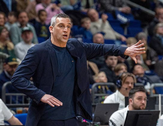 Basketball, Herren, Saison 2025 2026, Basketball Champions League (Round of 16, Gruppe J), Alba Berlin - Karditsa Iaponiki, Trainer Nikos Papanikolopoulos (Karditsa), 04.02.2026, Copyright: xSebastianxRäppold MatthiasxKochx