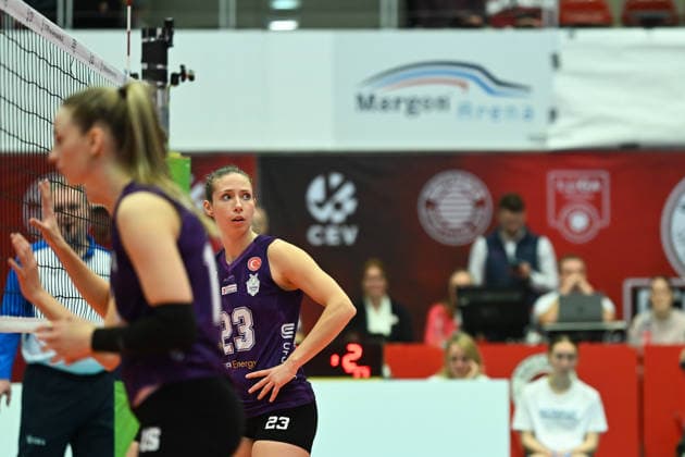 Ofelia Malinov (Ankara Zeren Spor Kuluebue, 23) Dresdner SC vs. Ankara Zeren Spor Kuluebue, CEV Volleyball Champions League, Spielzeit 2025 2026, 04.02.2026 Dresdner SC vs. Ankara Zeren Spor Kuluebue, CEV Volleyball Champions League, Spielzeit 2025 2026, 04.02.2026 Dresden Copyright: xEibner-Pressefoto xHoepnerx EP_PHR