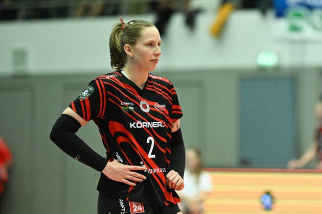Larissa Winter (Dresdner SC, 2) Dresdner SC vs. Ankara Zeren Spor Kuluebue, CEV Volleyball Champions League, Spielzeit 2025 2026, 04.02.2026 Dresdner SC vs. Ankara Zeren Spor Kuluebue, CEV Volleyball Champions League, Spielzeit 2025 2026, 04.02.2026 Dresden Copyright: xEibner-Pressefoto xHoepnerx EP_PHR