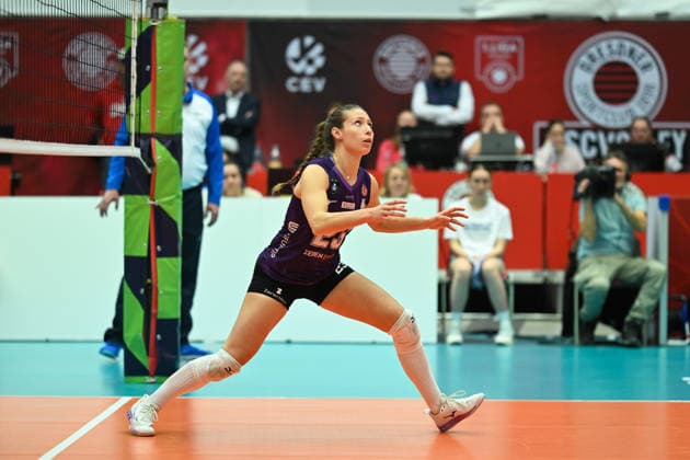 Ofelia Malinov (Ankara Zeren Spor Kuluebue, 23) Dresdner SC vs. Ankara Zeren Spor Kuluebue, CEV Volleyball Champions League, Spielzeit 2025 2026, 04.02.2026 Dresdner SC vs. Ankara Zeren Spor Kuluebue, CEV Volleyball Champions League, Spielzeit 2025 2026, 04.02.2026 Dresden Copyright: xEibner-Pressefoto xHoepnerx EP_PHR