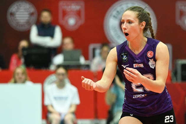 Ofelia Malinov (Ankara Zeren Spor Kuluebue, 23) Dresdner SC vs. Ankara Zeren Spor Kuluebue, CEV Volleyball Champions League, Spielzeit 2025 2026, 04.02.2026 Dresdner SC vs. Ankara Zeren Spor Kuluebue, CEV Volleyball Champions League, Spielzeit 2025 2026, 04.02.2026 Dresden Copyright: xEibner-Pressefoto xHoepnerx EP_PHR