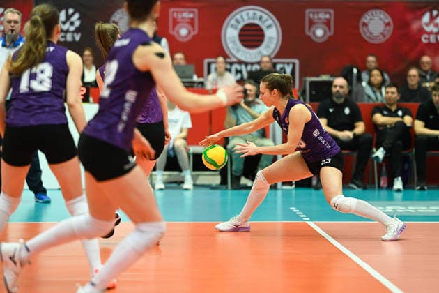 Ofelia Malinov (Ankara Zeren Spor Kuluebue, 23) Dresdner SC vs. Ankara Zeren Spor Kuluebue, CEV Volleyball Champions League, Spielzeit 2025 2026, 04.02.2026 Dresdner SC vs. Ankara Zeren Spor Kuluebue, CEV Volleyball Champions League, Spielzeit 2025 2026, 04.02.2026 Dresden Copyright: xEibner-Pressefoto xHoepnerx EP_PHR