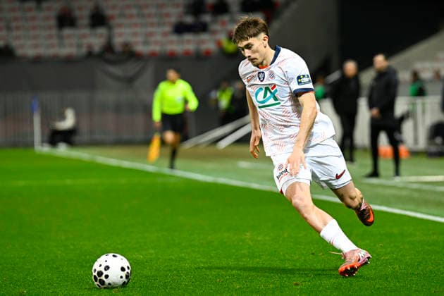 FOOTBALL : OGC Nice VS Montpellier HÃ rault Club - Coupe de France - 04 02 2026 Lucas Mincarelli (MHSC) - Coupe de France match between OGC Nice and Montpellier HÃ rault Sport Club on February 4, 2026 at the Allianz Riviera Stadium in Nice. NiceFrance  Copyright: xWilliamxCannarellax