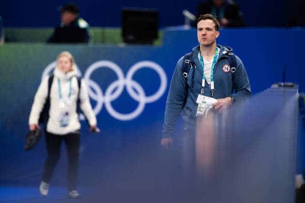 260204 Magnus Nedregotten and Kristin Skaslien of Norway look dejected after a round robin mixed doubles curling match between Sweden and South Korea during day -2 of the 2026 Winter Olympics on February 4, 2026 in Cortina. Photo: Mathias Bergeld BILDBYRAN kod MB MB1305 curling Olympic Games, Olympische Spiele, Olympia, OS olympics winter olympics os ol olympiska spel vinter-os olympiske leker milano cortina 2026 milan cortina 2026 milano cortina 2026 olympic games milano cortina 2026 winter olympic games milano cortina-os milano cortina-ol vinter-ol -2 bbeng round robin depp *** 260204 Magnus Nedregotten and Kristin Skaslien of Norway look dejected after a round robin mixed doubles curling match between Sweden and South Korea during day 2 of the 2026 Winter Olympics on February 4, 2026 in Cortina Photo Mathias Bergeld BILDBYRAN kod MB MB1305 curling olympic games olympics winter olympics os ol olympiska spel vinter os olympiske leker milano cortina 2026 milan cortina 2026 milano cortina 2026 olympic games milano cortina 2026 winter olympic games milano cortina os milano cortina ol vinter ol 2 bbeng round robin depp  Copyright: MATHIASxBERGELD BB260204MB121