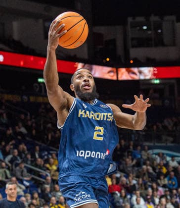 Basketball, Herren, Saison 2025 2026, Basketball Champions League (Round of 16, Gruppe J), Alba Berlin - Karditsa Iaponiki, Brandon Jefferson (Karditsa), 04.02.2026, Copyright: xSebastianxRäppold MatthiasxKochx