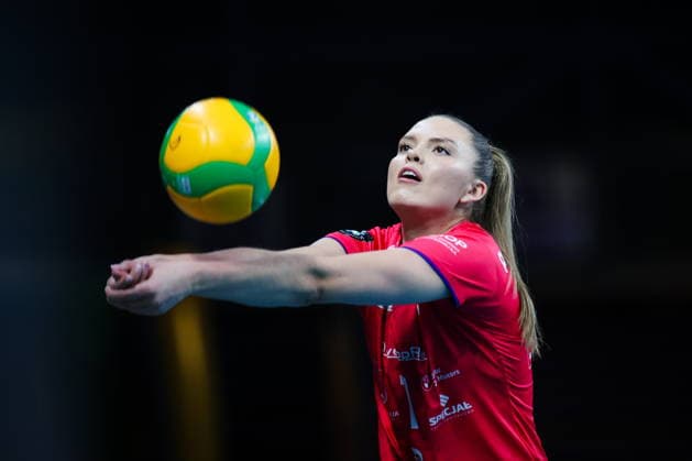 2026.02.04 Rzeszow Siatkowka, Liga Mistrzyn 2026 DevelopRes Rzeszow - SSC Palmberg Schwerin N z Dominika Pierzchala Foto Marta Badowska PressFocus 2026.02.04 Rzeszow Volleyball, CEV Champions League Volley 2026 Women Dominika Pierzchala Credit: Marta Badowska PressFocus NEWSPIX.PL --- newspix.pl POLAND OUT! 