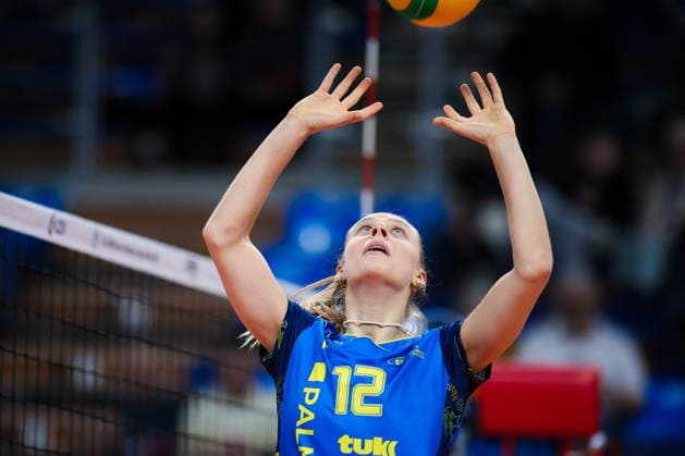 2026.02.04 Rzeszow Siatkowka, Liga Mistrzyn 2026 DevelopRes Rzeszow - SSC Palmberg Schwerin N z Hannah Kohn Foto Marta Badowska PressFocus 2026.02.04 Rzeszow Volleyball, CEV Champions League Volley 2026 Women Hannah Kohn Credit: Marta Badowska PressFocus NEWSPIX.PL --- newspix.pl POLAND OUT! 