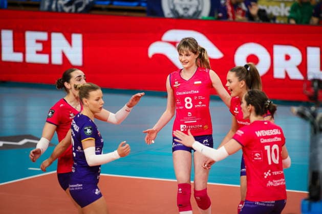 2026.02.04 Rzeszow Siatkowka, Liga Mistrzyn 2026 DevelopRes Rzeszow - SSC Palmberg Schwerin N z Julita Piasecka Foto Marta Badowska PressFocus 2026.02.04 Rzeszow Volleyball, CEV Champions League Volley 2026 Women Julita Piasecka Credit: Marta Badowska PressFocus NEWSPIX.PL --- newspix.pl POLAND OUT! 