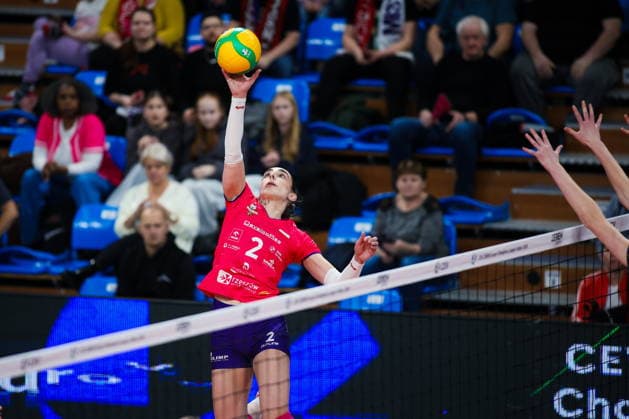 2026.02.04 Rzeszow Siatkowka, Liga Mistrzyn 2026 DevelopRes Rzeszow - SSC Palmberg Schwerin N z Laura Jansen Foto Marta Badowska PressFocus 2026.02.04 Rzeszow Volleyball, CEV Champions League Volley 2026 Women Laura Jansen Credit: Marta Badowska PressFocus NEWSPIX.PL --- newspix.pl POLAND OUT! 