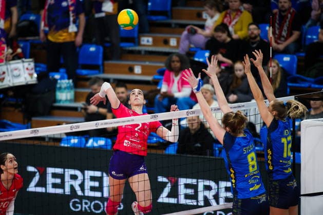 2026.02.04 Rzeszow Siatkowka, Liga Mistrzyn 2026 DevelopRes Rzeszow - SSC Palmberg Schwerin N z Laura Jansen Foto Marta Badowska PressFocus 2026.02.04 Rzeszow Volleyball, CEV Champions League Volley 2026 Women Laura Jansen Credit: Marta Badowska PressFocus NEWSPIX.PL --- newspix.pl POLAND OUT! 