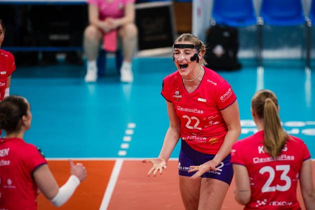 2026.02.04 Rzeszow Siatkowka, Liga Mistrzyn 2026 DevelopRes Rzeszow - SSC Palmberg Schwerin N z Oliwia Sieradzka Foto Marta Badowska PressFocus 2026.02.04 Rzeszow Volleyball, CEV Champions League Volley 2026 Women Oliwia Sieradzka Credit: Marta Badowska PressFocus NEWSPIX.PL --- newspix.pl POLAND OUT! 