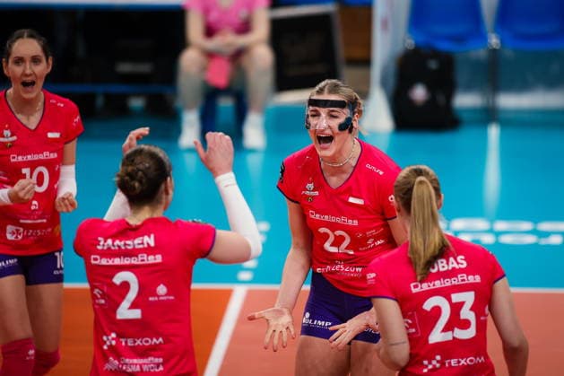 2026.02.04 Rzeszow Siatkowka, Liga Mistrzyn 2026 DevelopRes Rzeszow - SSC Palmberg Schwerin N z Oliwia Sieradzka Foto Marta Badowska PressFocus 2026.02.04 Rzeszow Volleyball, CEV Champions League Volley 2026 Women Oliwia Sieradzka Credit: Marta Badowska PressFocus NEWSPIX.PL --- newspix.pl POLAND OUT! 