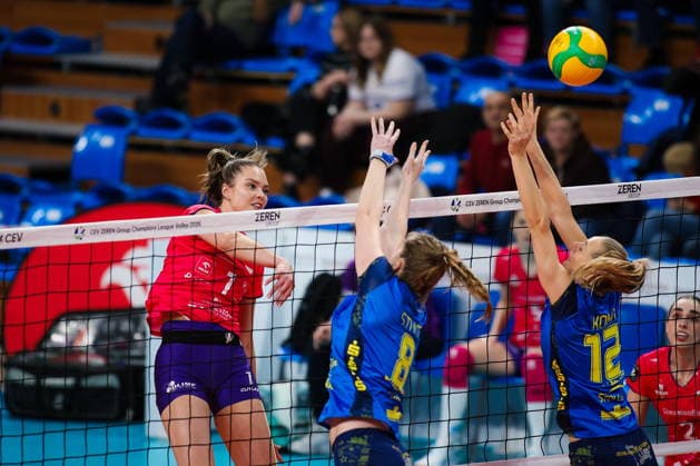 2026.02.04 Rzeszow Siatkowka, Liga Mistrzyn 2026 DevelopRes Rzeszow - SSC Palmberg Schwerin N z Dominika Pierzchala Foto Marta Badowska PressFocus 2026.02.04 Rzeszow Volleyball, CEV Champions League Volley 2026 Women Dominika Pierzchala Credit: Marta Badowska PressFocus NEWSPIX.PL --- newspix.pl POLAND OUT! 