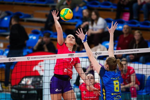 2026.02.04 Rzeszow Siatkowka, Liga Mistrzyn 2026 DevelopRes Rzeszow - SSC Palmberg Schwerin N z Dominika Pierzchala Foto Marta Badowska PressFocus 2026.02.04 Rzeszow Volleyball, CEV Champions League Volley 2026 Women Dominika Pierzchala Credit: Marta Badowska PressFocus NEWSPIX.PL --- newspix.pl POLAND OUT! 