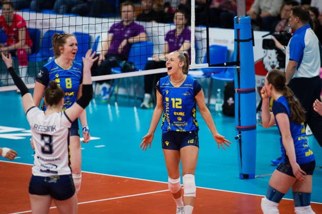 2026.02.04 Rzeszow Siatkowka, Liga Mistrzyn 2026 DevelopRes Rzeszow - SSC Palmberg Schwerin N z Hannah Kohn Foto Marta Badowska PressFocus 2026.02.04 Rzeszow Volleyball, CEV Champions League Volley 2026 Women Hannah Kohn Credit: Marta Badowska PressFocus NEWSPIX.PL --- newspix.pl POLAND OUT! 