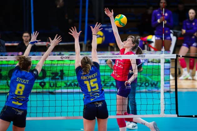 2026.02.04 Rzeszow Siatkowka, Liga Mistrzyn 2026 DevelopRes Rzeszow - SSC Palmberg Schwerin N z Julita Piasecka Foto Marta Badowska PressFocus 2026.02.04 Rzeszow Volleyball, CEV Champions League Volley 2026 Women Julita Piasecka Credit: Marta Badowska PressFocus NEWSPIX.PL --- newspix.pl POLAND OUT! 