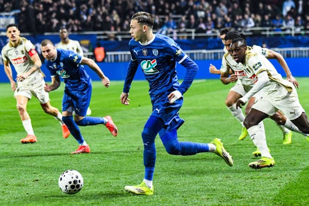 FOOTBALL : ESTAC Troyes vs RC Lens - Coupe de France - 8e de finale - 04 02 2026 Mathys Detourbet (ESTAC Troyes) TroyesFrance  Copyright: xBaptistexAutissierx