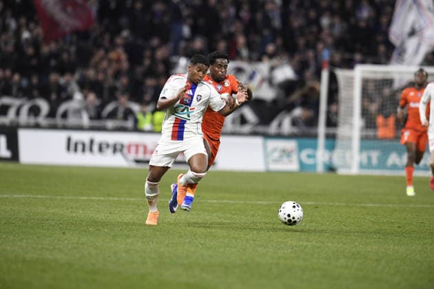 Football : Olympique lyonnais vs Stade LAVAL- French Cup - 04 02 2026 Endrick of Lyon during the French Cup match between Olympique Lyonnais and Stade LAVAL at Groupama Stadium Decines Charpieu Lyon on February 04 2026 , France LYONFrance  Copyright: xMouradxALLILIx