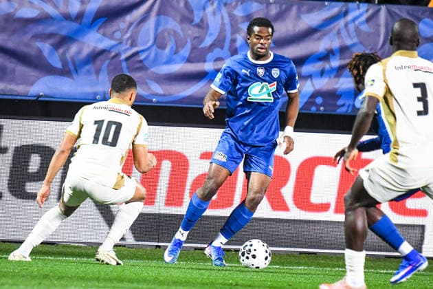 FOOTBALL : ESTAC Troyes vs RC Lens - Coupe de France - 8e de finale - 04 02 2026 Yvann Titi (ESTAC Troyes) TroyesFrance  Copyright: xBaptistexAutissierx
