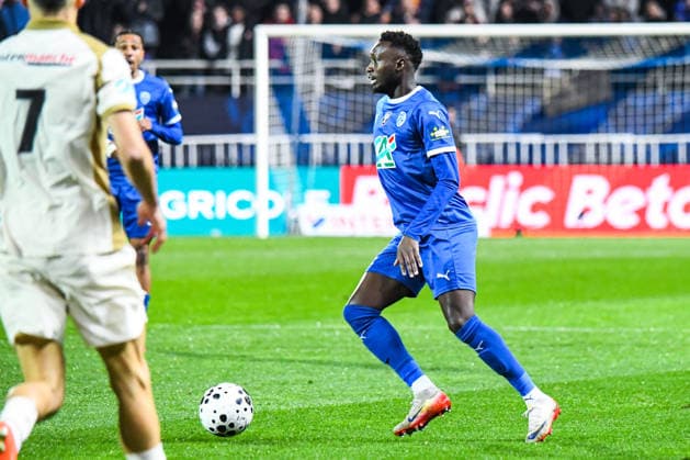 FOOTBALL : ESTAC Troyes vs RC Lens - Coupe de France - 8e de finale - 04 02 2026 Mouhamed Diop (ESTAC Troyes) TroyesFrance  Copyright: xBaptistexAutissierx