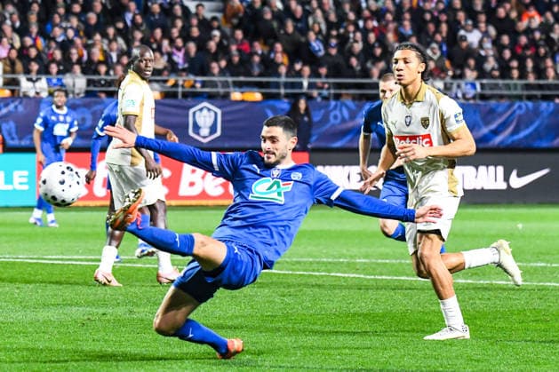 FOOTBALL : ESTAC Troyes vs RC Lens - Coupe de France - 8e de finale - 04 02 2026 Xavier Chavalerin (ESTAC Troyes) TroyesFrance  Copyright: xBaptistexAutissierx